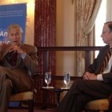 UN Foundation President Tim Wirth and VP Reid Detchon spoke of Rio+20 environmental summit before their Q&A. 
